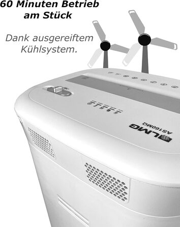 Професійний шредер для документів, безпека P5, 10 аркушів, леза для нищення, тихий, для офісу, нищення скріпок та степлерних скоб