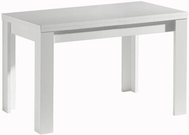 Висувний стіл MONZI - кухонний, обідній, функціональний, 110 x 60 см, білий