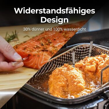 MEATER Pro XL – Розумний термометр для м'яса з Wi-Fi та 4 датчиками | BBQ, духовка, гриль, smoker, фритюрниця