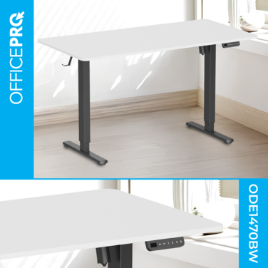 Комп’ютерний стіл з електрорегулюванням висоти OfficePro ODE1470WB