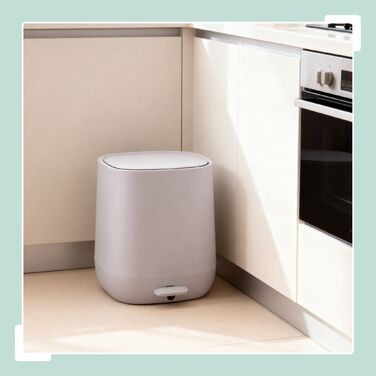 Відро для сміття Relaxdays 5 л з м'яким закриттям