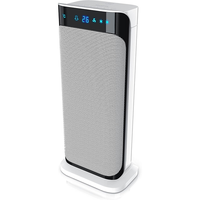 Обігрівач Brandson з пультом керування: керамічний, для ванної кімнати, енергозберігаючий, тихий, з осциляцією, 2 режими, таймер, сертифікат GS