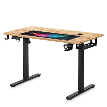 Стіл Mealux PowerDesk Energy Mahogany з електрорегулюванням висоти (арт. EVO-201 Energy Mahogany/B)