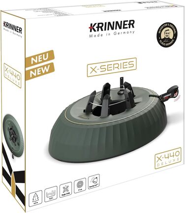 Підставка для ялинки KRINNER X-Series Deluxe X-440 з педаллю та резервуаром 11 л (до 4,4 м)