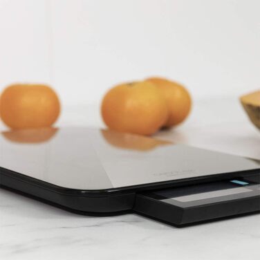Кухонні ваги Cecotec Cook Control з нержавіючої сталі, LCD-дисплеєм та ретро-дизайном. Водостійка технологія.