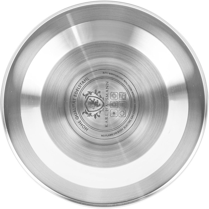 Чайник-заварник Karl Hausmann 3L з автоматичним свистком, з нержавіючої сталі для індукційних, газових та електричних плит