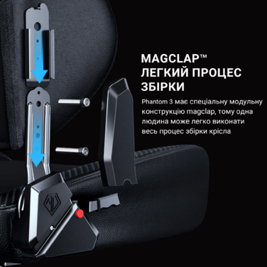 Крісло ігрове Anda Seat Phantom 3 White Size L