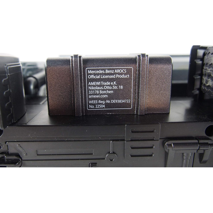 Модель самоскида Mercedes-Benz Kipper PRO Metall V2 2.4GHz сірий - RTR