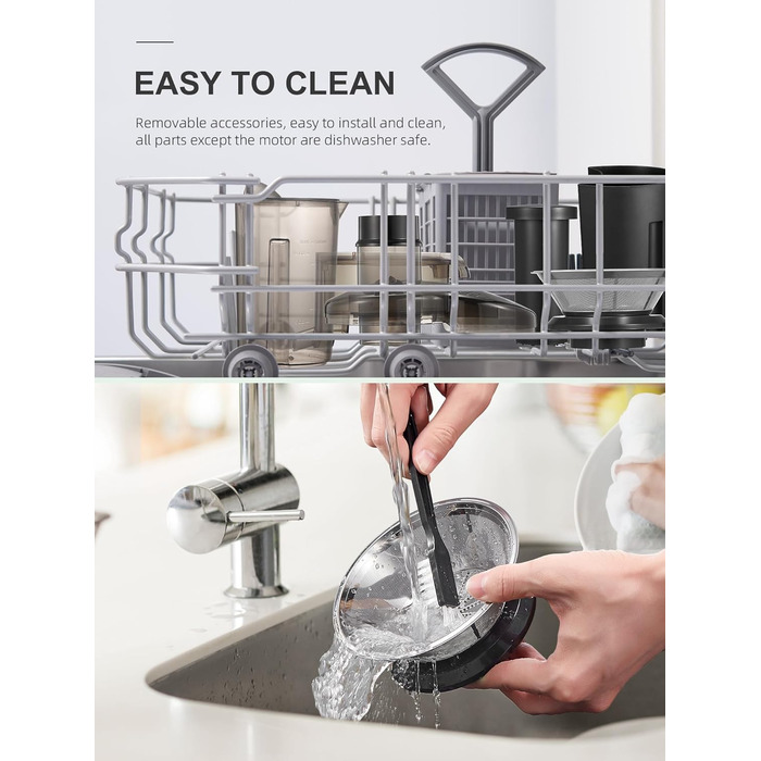 Центрифужний соковитискач QCen: нержавіюча сталь, BPA-free, 500W, для фруктів та овочів