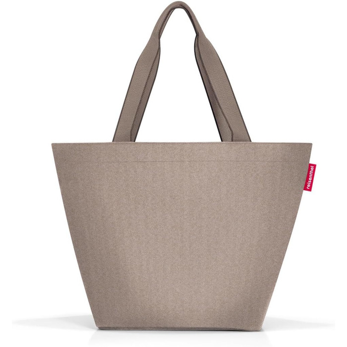 Сумка-шопер Reisenthel Shopper M – стильна та містка сумка з водовідштовхувального матеріалу Herringbone Mokka