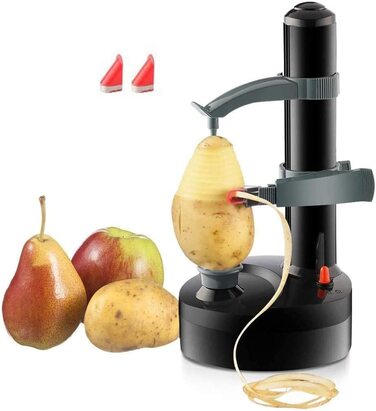 Багатофункціональний електричний Овочечистка ARSUK Автоматичний обертовий яблучний Овочечистка машина для очищення картоплі овочерізка Нержавіюча з