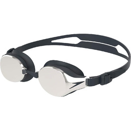 Плавальні окуляри Speedo унісекс з дзеркальним дзеркалом для плавання універсальний чорний / Хром