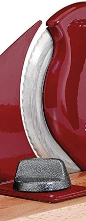 Ручна хліборізка Zassenhaus CLASSIC Solingen Лезо Сталь Товщина різання 1-18 мм Букова дошка та кривошип Розміри 30 25,5 19 см (червоний, один розмір)
