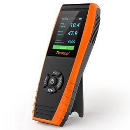 Детектор якості повітря Temtop LKC-1000S+ для дому: формальдегід, HCHO, TVOC, PM2.5, PM10, AQI, експорт даних