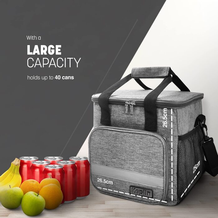 Сумка-холодильник Keplin-м'яка велика ізольована сумка, портативний і водонепроникний холодильник, ізольована Термальна сумка і сумка для пікніка, а також