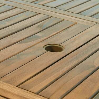 Садовий стіл Vanamo eucalyptus wood 150-200x100x74см сертифікований FSC®
