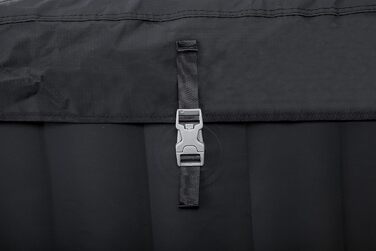 Надувний гідромасажний басейн-спа Bestway Lay-Z-Spa Miami AirJet Whirlpool для 2-4 осіб, 180 x 66 см, чорний