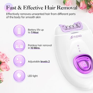 Епілятор Women & Facial Hair Remover, в т.ч. Тример для брів зі світлодіодом (Zll-1009-1)