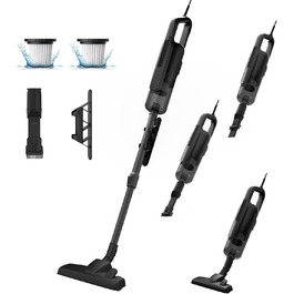 Версолайф C8PRO - пилосос з кабелем, 30000Pa/600W, 6-в-1, для твердих поверхонь, килимів та шерсті тварин, чорний Версолайф C8PRO - пилосос з кабелем, 30000Pa/600W, 6-в-1, для твердих поверхонь, килимів та шерсті тварин, чорний