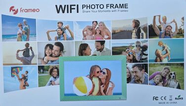 Цифровий фоторамка Cytem 10.1 дюйма з Wi-Fi, 32GB, сенсор руху, автоматичне поворотом, IPS 16:10 дисплей, сенсорний екран (рожевий)