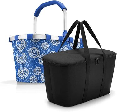 Дорожня сумка, комплект з сумки-перенесення BK сумка-холодильник UH, BKUH, кошик для покупок з відповідною сумкою-холодильником, рамка золота / чорна фірмова сумка Bla