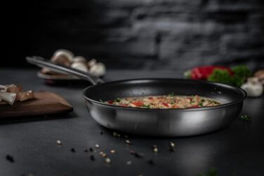 Сковорода KUHN RIKON CULINARY FivePly 28 см, нержавіюча сталь, 5-шарове покриття