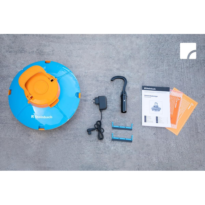 Бездротовий пилосос для басейну Steinbach Poolrunner Battery Basic 2.0, до 10 м², до 60 хв, для солоної води