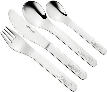 Дитячий набір посуду Kinderset Löwe з гравіюванням (ім'я) + дитячий посуд (крокодил)