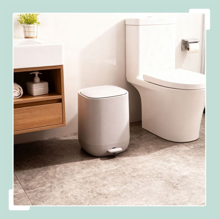 Відро для сміття Relaxdays 5 л з м'яким закриттям