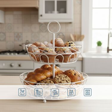 Підставка для квітів Relaxdays з 2 ярусами