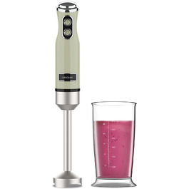 Міксер ручний Cecotec Retro Power Retro 1200MAX, 1200 Вт, зелений, 0.5л чаша, ретро дизайн