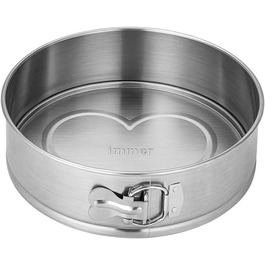 Форма для випічки Edelstahl, роз'ємна, нержавіюча сталь, 25 см, без ПФОА, для миття в посудомийній машині