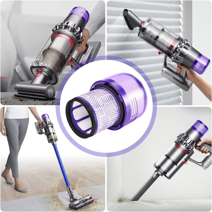 Пакет з 3 фільтрів V10 для Dyson V10 SV12 Cyclone Animal/Absolute, запасна частина DY-969082-01