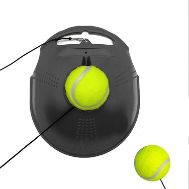 Ігри з тенісним м'ячем тренер з тенісу підбори тенісний м'яч тренер по спині для дітей і початківців (чорний )