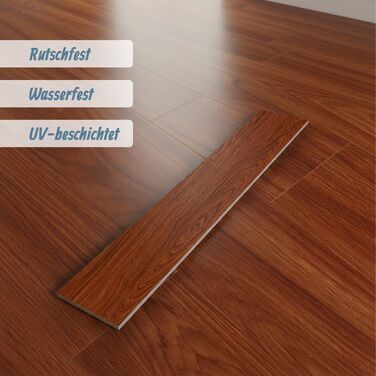 Вініловий підлоговий декор Relaxdays з самоклеючою основою та дизайном під дерево