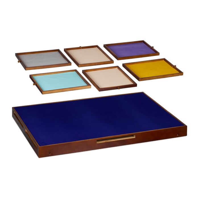 Столик-пазл Relaxdays з 6 висувними ящиками