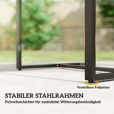 Набір садових меблів Ратан Бістро, 3 частини: 2 садові стільці, журнальний столик, знімні подушки, світло-сірий