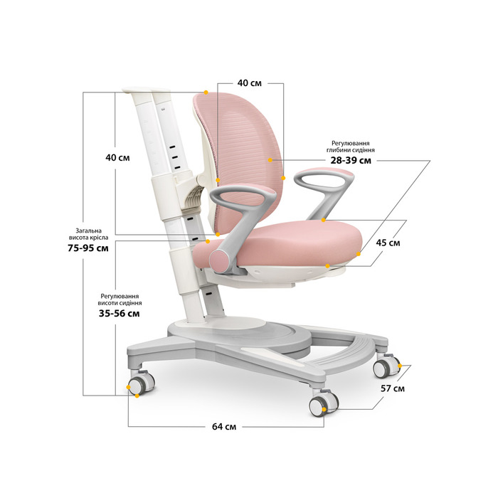 Дитяче крісло Mealux Sigma Air KP (арт.Y-118 KP)