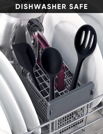 Силіконовий набір кухонного начиння - набір гнучких силіконових шпателів, термостійкі інструменти для приготування їжі з антипригарним покриттям, без бісфенолу А і FDA (