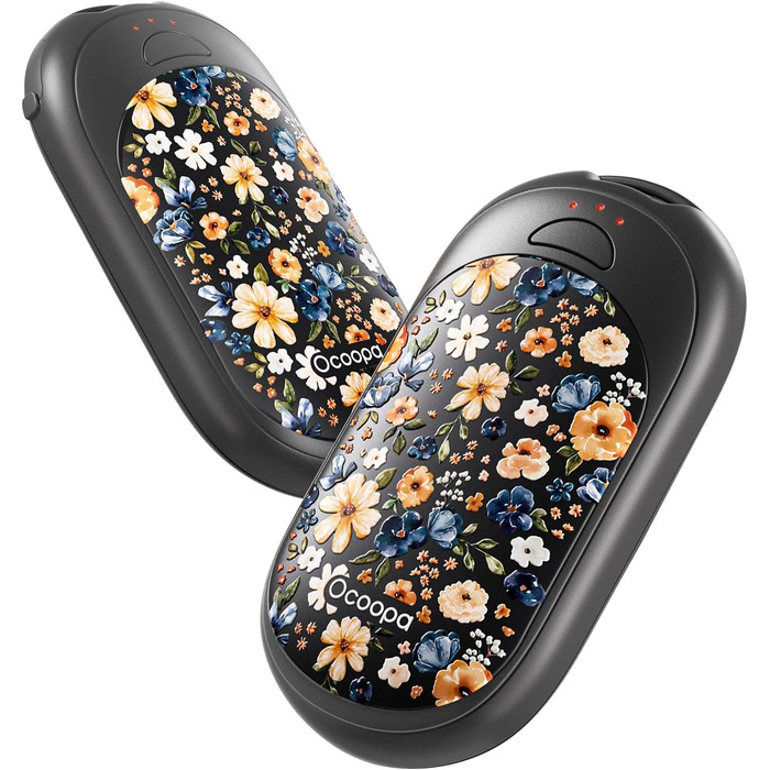 Електричні грілки для рук Ocoopa 2 шт. з магнітом, 5000mAh, 3 режими нагріву, компактні, для рукавичок, зими, подарунок