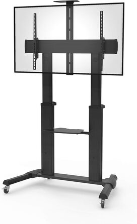 Підставка для телевізора Conecto TV Stand, регульована, поворотна, на колесах, 55-100 дюймів, чорна, модель LM-FS03G