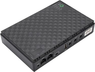 Портативний Mini UPS - Джерело живлення для роутера/модема/камери з батареєю, безперебійне живлення (EU-штекер 85-265V)