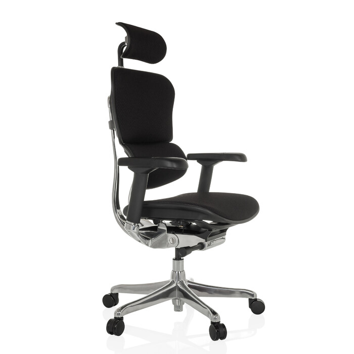Офісне крісло / Крісло керівника ERGOHUMAN GEN2, тканина, чорний колір, hjh OFFICE