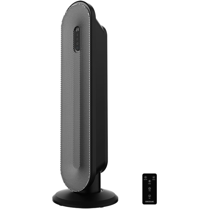 Керамічний обігрівач Cecotec Ready Warm 10100 Smart Ceramic. 2200 Вт, LED-дисплей, 3 режими, термостат, захист від перекидання, захист від перегріву, осциляція. Білий (пульт дистанційного керування + сенсорне управління + Max)