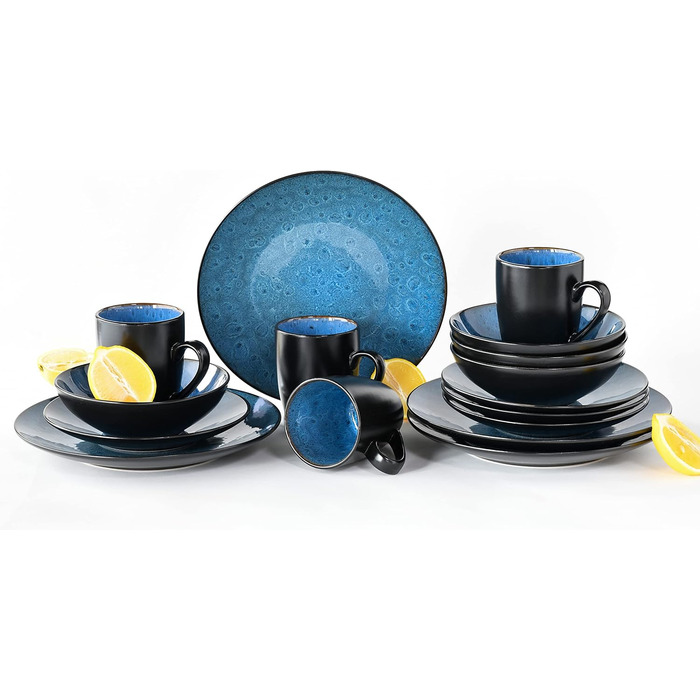 Набір посуду з 16 предметів Blue Creatable