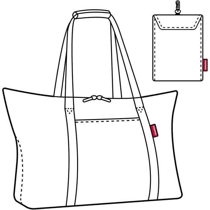 Сумка-рюкзак Reisenthel Mini Maxi Travelbag, Dark Blue - компактна та легка, для подорожей