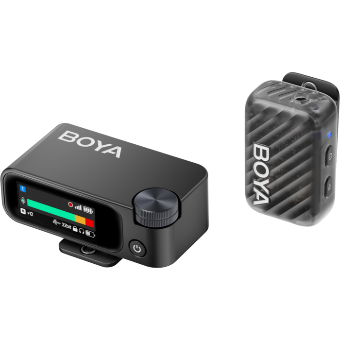 Бездротовий мікрофон BOYA MIC 2-02 Type-C/TRS Black
