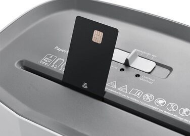 Шредер Dahle PaperSAFE PS 120: 8 листів, P4, частинковий різання, без масла, сірий