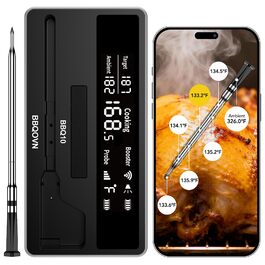 Бездротовий термометр для м'яса Smart (білий, компактний)