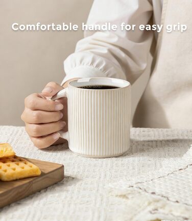 Набір посуду GBhome з реактивної глазурі для 4 осіб (12 предметів), ручної роботи, бежевий колір, миючий посуд, безпечний для мікрохвильової печі, комплект тарілок та мисок